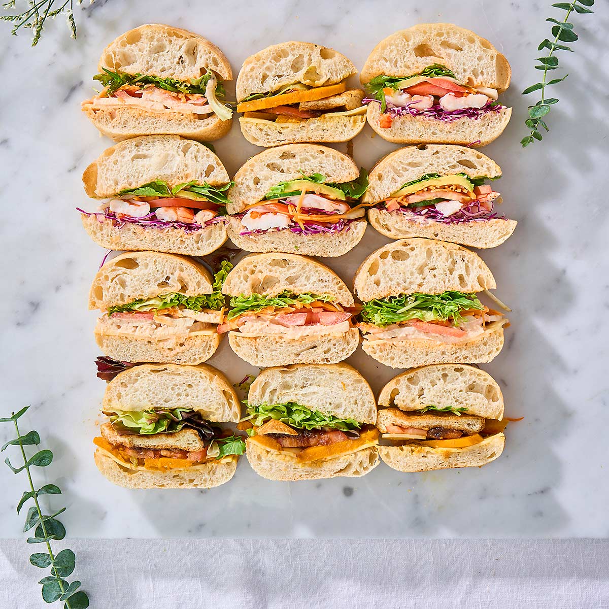 Assorted Finger Sandwiches - Premium (For 8-10 Persons) - Image 3